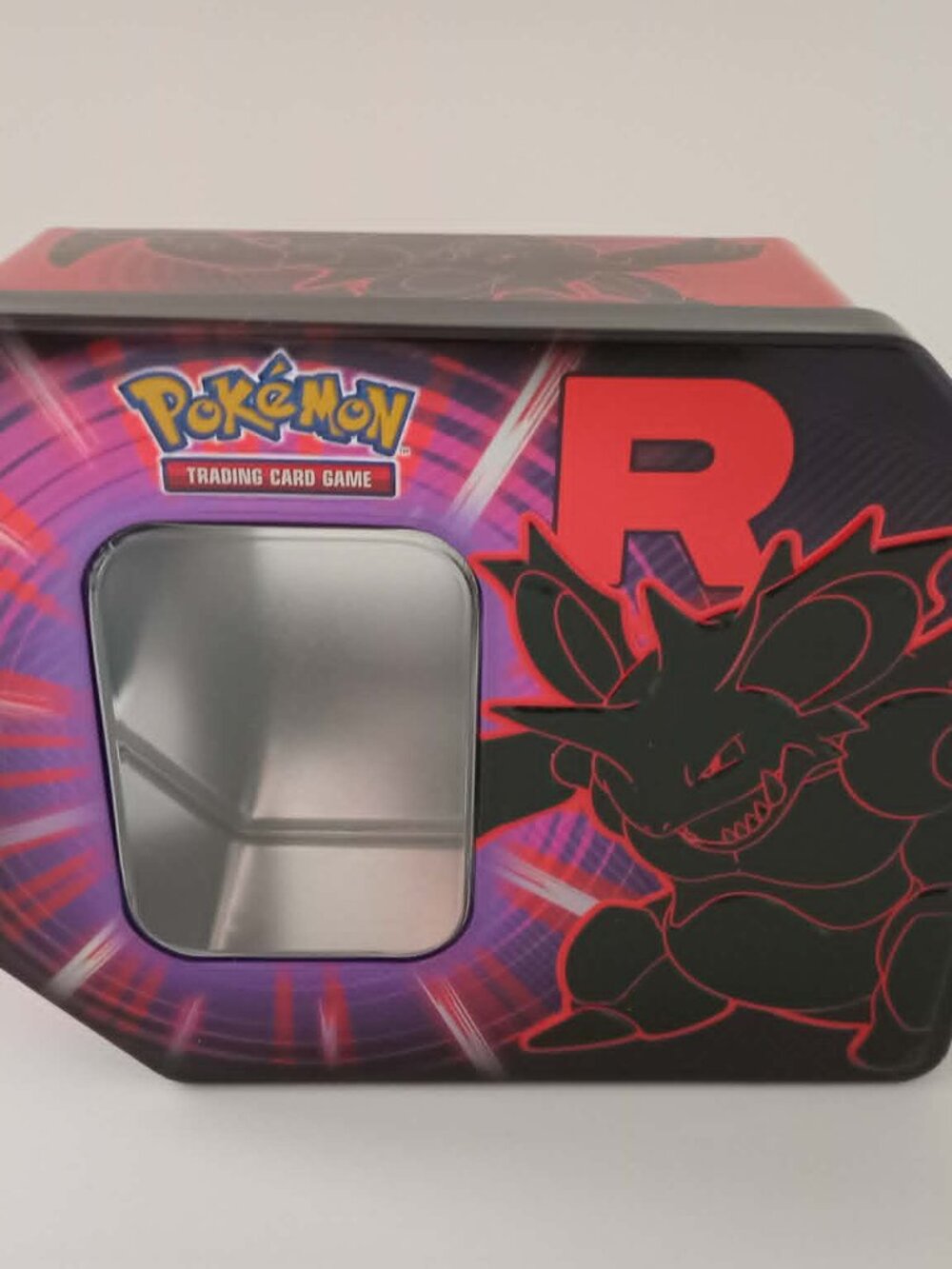 Pokémon Team Rocket Tin [Team Rocket's Nidoking ex] EMPTY TIN